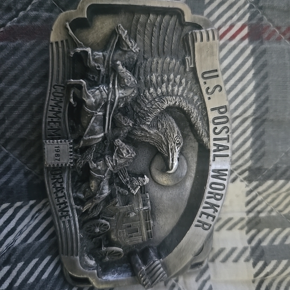 U.s. postal service arroyo grande buckle company belt buckle